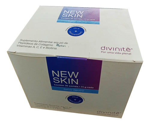 Suplemento Alimentar Pó New Skin C/ 30 Saches 11g Divinité