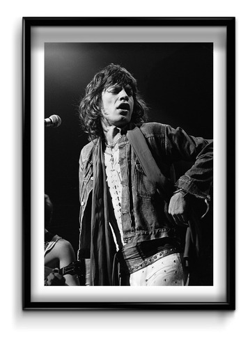 Cuadro The Rolling Stones M1 20x30 (marco + Lámina + Vidrio)