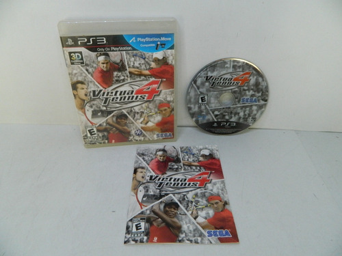 Virtua Tennis 4 Original Fisico - Midia Ps3 - Loja Fisica Rj (Usado)