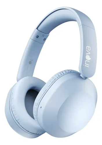 Fone de Ouvido Sem Fio Bluetooth 6.0 Premium ANC Hifi Redução de Ruído Ativo bateria de 50 H de Duração Corrida Regulável Headphone Com Microfone Para iPhone Samsung Motorol Cor Azul Inova - R$ 98,74