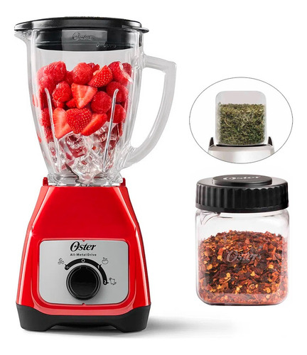 Licuadora Oster Blstkag-rrd + Mini Vaso Picatodo