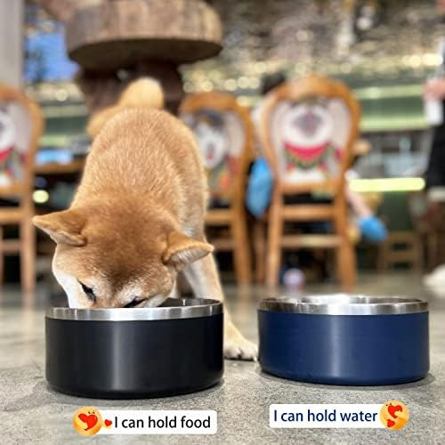 Lihong Cuencos Para Perros, Cuencos Para Perros De Acero Ino