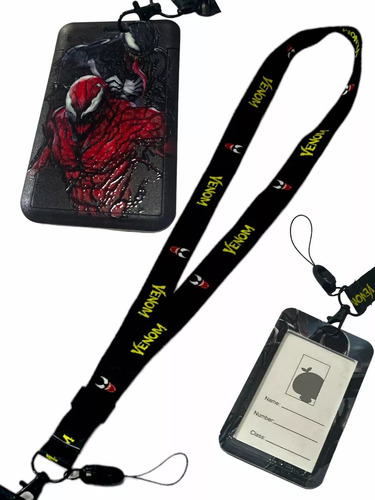 Porta Sube Venom Antihéroe Y Supervillano Diseño Exclusivo 