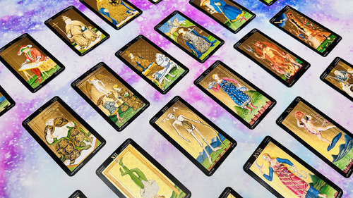 Mazo Golden Visconti Tarot Lo Scarabeo + Envo Gratis
