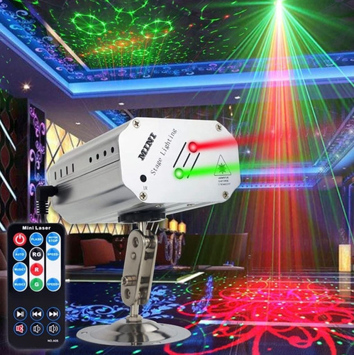 Imagen 1 de 7 de Laser Proyector De Iluminación A Control Remoto Automatico