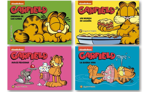 * Combo Garfield * Buena Vida + Dulce Felicidad Historieta 