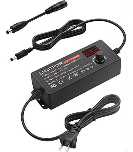 Adaptador O Fuente De Alimentación Ajustable 3v-24v 3amp 72w