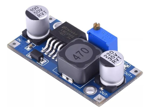 Imagen 3 de 3 de Fuente Step Down Lm2596 1.25/30v 3a Push Arduino