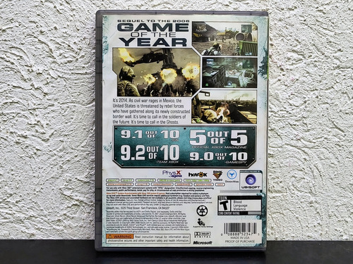 Tom Clancy's Ghost Recon Advanced Warfighter 2 - Xbox 360 (Usado)