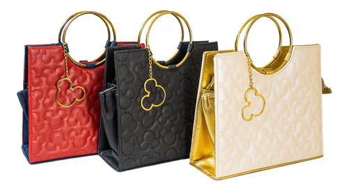 Imagen 6 de 6 de Bolso De Mano Mickey Mouse Nyny Mimie Para Mujer Elegante