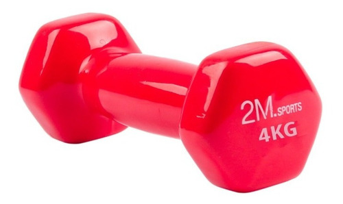 Imagen 3 de 9 de Pesa Mancuerna 4 Kg Fitness Recubierta En Goma Importada