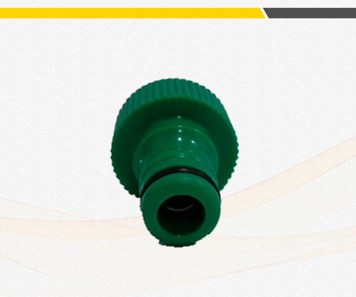 Adaptador Conector Para Acople Canilla Manguera 1/2 Y 3/4 Color Verde