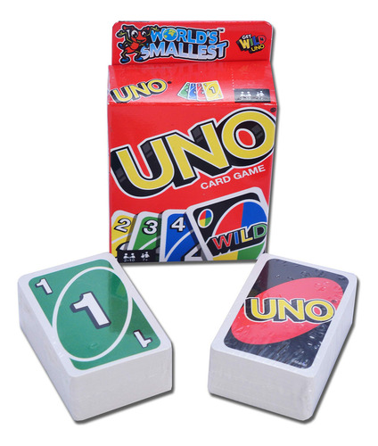 Jogo de cartas Uno Worlds Smallest Mattel 568