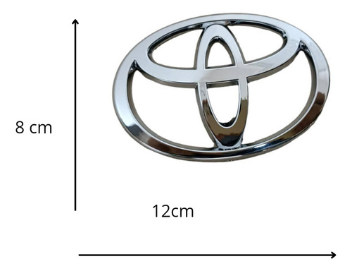 Emblema De Capot Para Yaris Sol 2000 Al 2005 