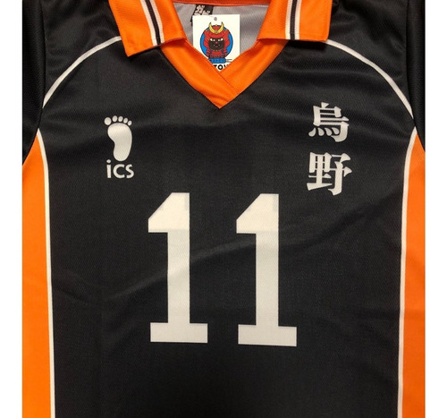 Imagen 2 de 8 de Camiseta Haikyuu Karasuno Cosplay Hinata Gastovic Anime