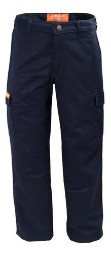 Pantalon Cargo Sin Pinzas 100% Algodon Ombu Aire Libre