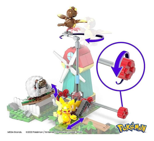 Mega Construx Pokemon - Molino Campestre - 240 Pcs -original