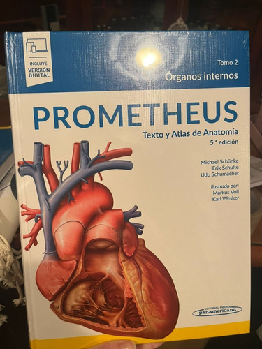 Prometheus. Texto Y Atlas De Anatomia, 5° Ed, 3 Tomos, Nuevo