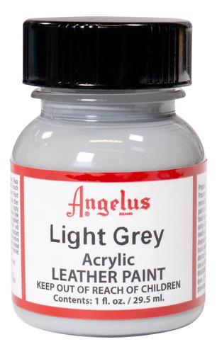 Pintura Acrilica Para Cuero Angelus Gris Luz 29.5ml