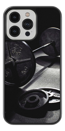 Case Funda Para iPhone Gym Gimnasio Ejercicio Pesa Barra Fi