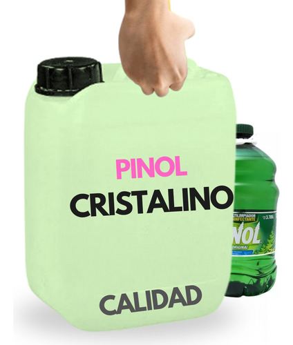 Pino Cristalino Tipo Pinol Limpiador De Pisos Calidad 1 20lt