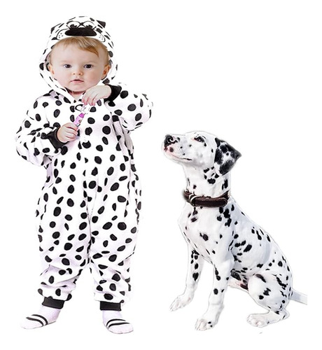 Disfraz Dalmata Para Niño Y Niña Traje Halloween