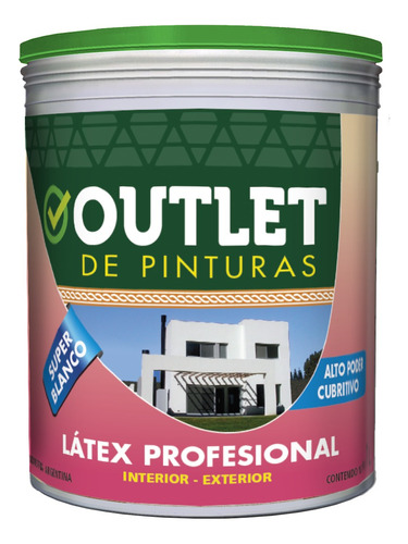 Latex Pintura Profesional Premium Int Ext X 1 Litro