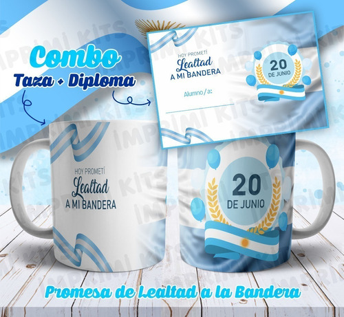 Diseños Diplomas Y Tazas Jura Promesa A La Bandera Plantilla