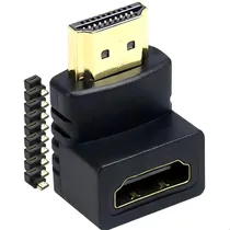 Comprar 10 Adaptadores Hdmi 90 Graus Em L Macho Fêmea 1.4 Tv Painel