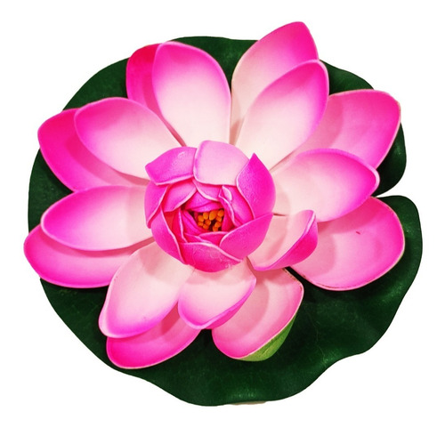 Flor De Loto Artificial Lotus Flotante Colores M - Sheshu