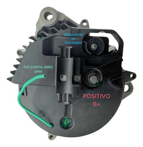 Kit 3 Alternador Caminhão Merceds 120a 12v - Sem Polia