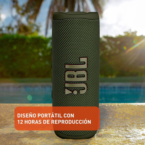 Bocina Portátil Jbl Flip 6 Bluetooth, Verde. Color Verde - Excelente (Reacondicionado)