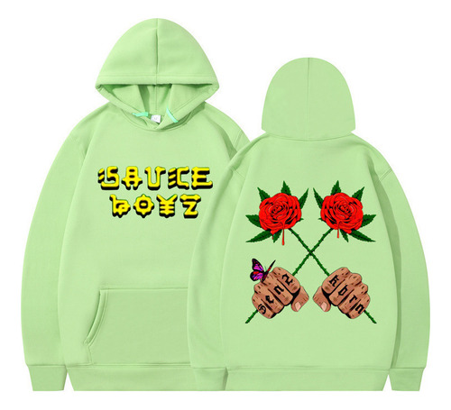 Sudaderas Con Capucha De Eladio Carrion Sauce Boyz Monarca G