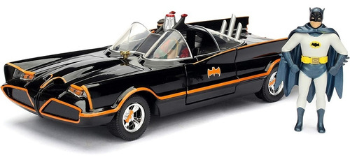 Carro Coleccionable Batimovil Batman Serie 1966 Scala 1/24