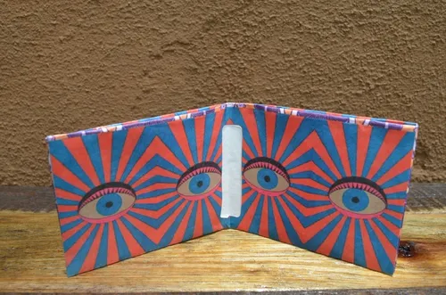Billetera Ecológica De Papel Tyvek!!! Modelo Hongos!!!