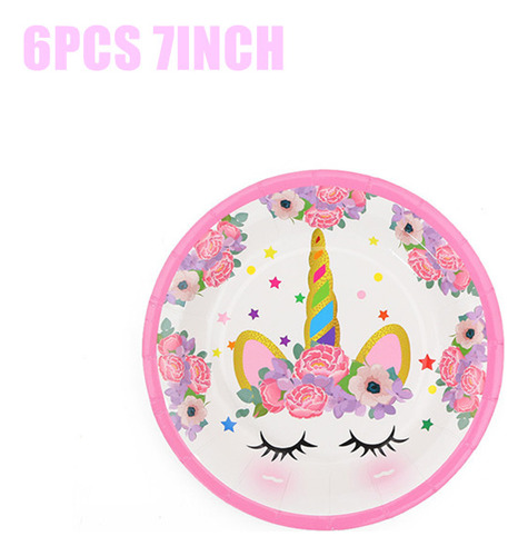 Servilleta Con Globos Para Vajilla Con Diseño De Unicornio,