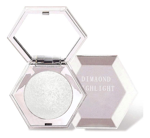 Erinde Paleta De Maquillaje Iluminador Facial Blanco Platead