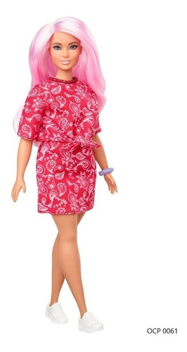 Barbie Fashionistas 151 Cabelo Rosa - Ms