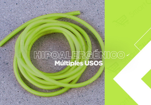 Imagen 9 de 10 de Banda Elastica Resistencia Tubular Rollo 10 Metros Int Alta