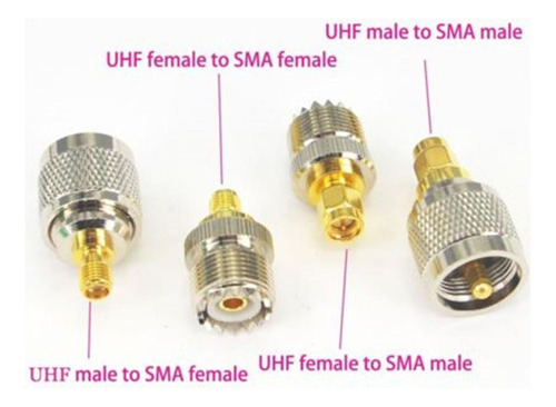 De Conectores Rf Sma- Pl259 Enchufe Convertidor De Pruebaab