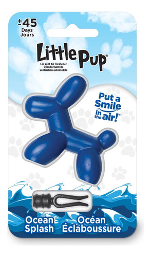 Aromatizante Little Pup Ocean Splas,  Desodorante Refresher