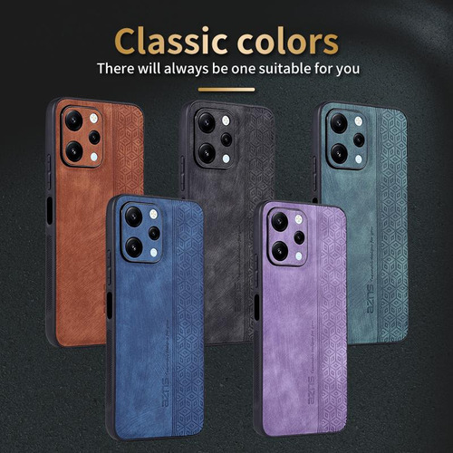 B Funda Trasera Retro Para Ropa De Piel Xiaomi Redmi 12