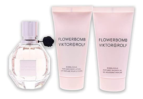 Viktor & Rolf Flowerbomb Fairy Tale Para Mujer, Juego De Reg