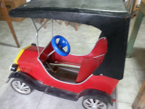 Antiguo Auto A Pedal Juguete Impecable Original Fort T