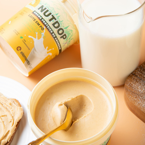 Nutdop X - Creme Proteico De Amendoim - Leite Em Pó - 500g