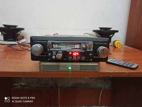 Reproductor Kp Pioneer Modificado Usb Bluetooth Vintage