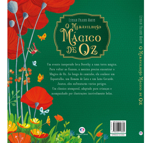 Clássicos De Ouro, De L. Frank Baum. Clássicos De Ouro Editorial Ciranda Cultural, Edição 1 Em Português, 2025