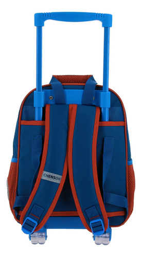 Mochila Mario Bros Brife Kinder Con Carro Mb70213-9 Color Multicolor