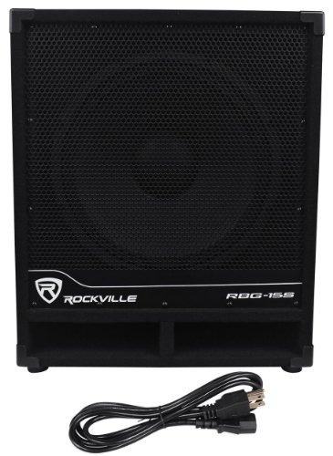 Rockville Rbg15s 1600w Active Powered Pa Subwoofer With Dsp