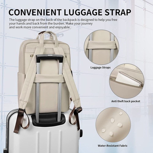 Mochila De Viaje Para Computadora Portatil 15,6 Pulgadas.